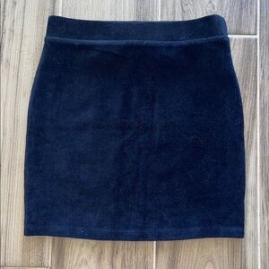 Forever 21 Black Ribbed Skirt